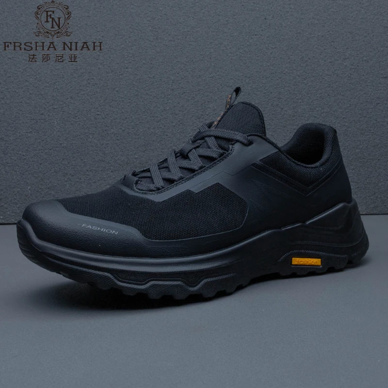 法莎尼亚户外男鞋秋季新款潮牌软底徒步运动鞋透气百搭健步休闲鞋