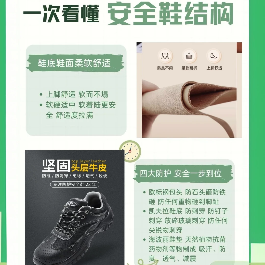 【微瑕捡漏】劳保鞋防护鞋下单备注编号