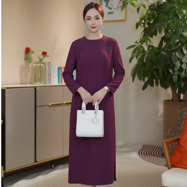 【七景超级太太】高定时尚轻奢女装连衣裙SL25014