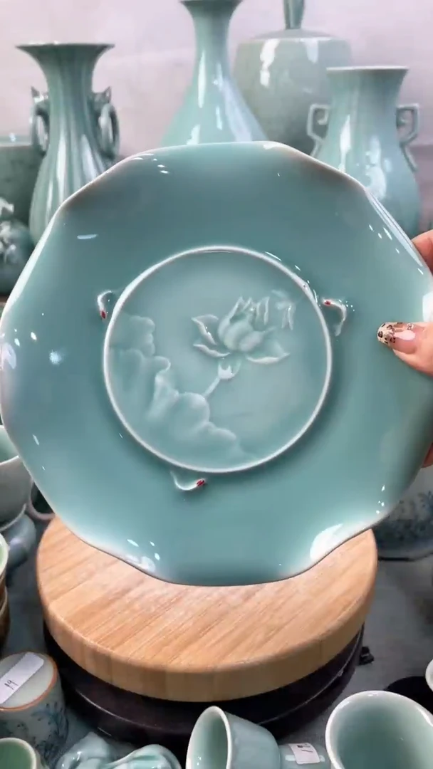 【闪购商品】特价福利 微瑕 慧仙青瓷