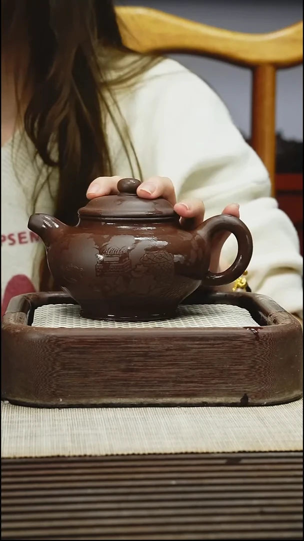 茶壶紫砂400CC