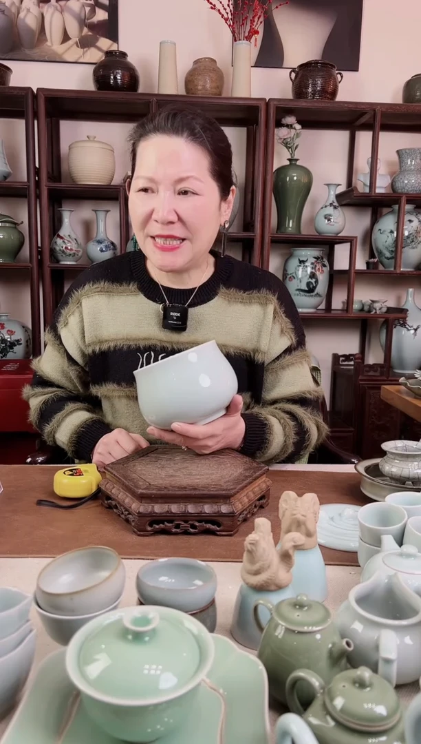 【闪购商品】杯龙泉青瓷 粉青 钵
