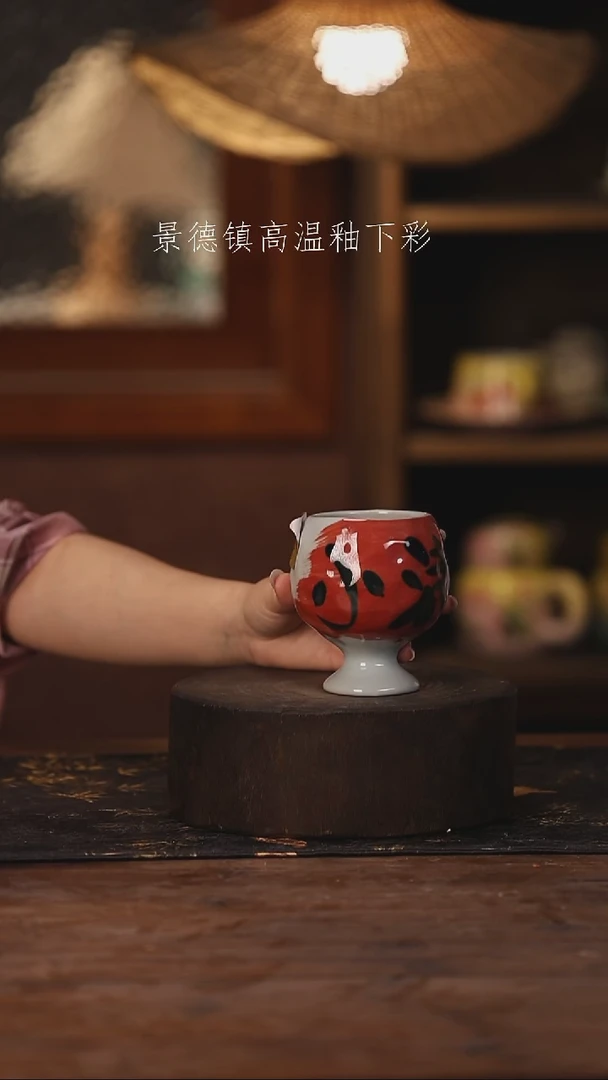 陶瓷景德镇高温釉下手绘陶瓷183
