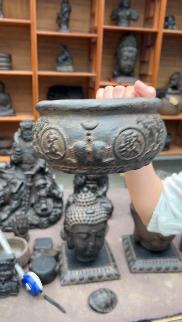 陶土【火山泥】聚宝盆