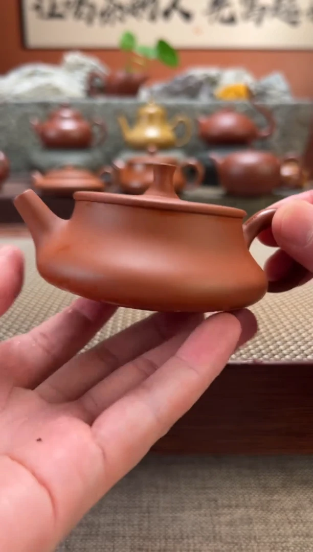 茶壶朱泥全手工 小石瓢 90CC左右