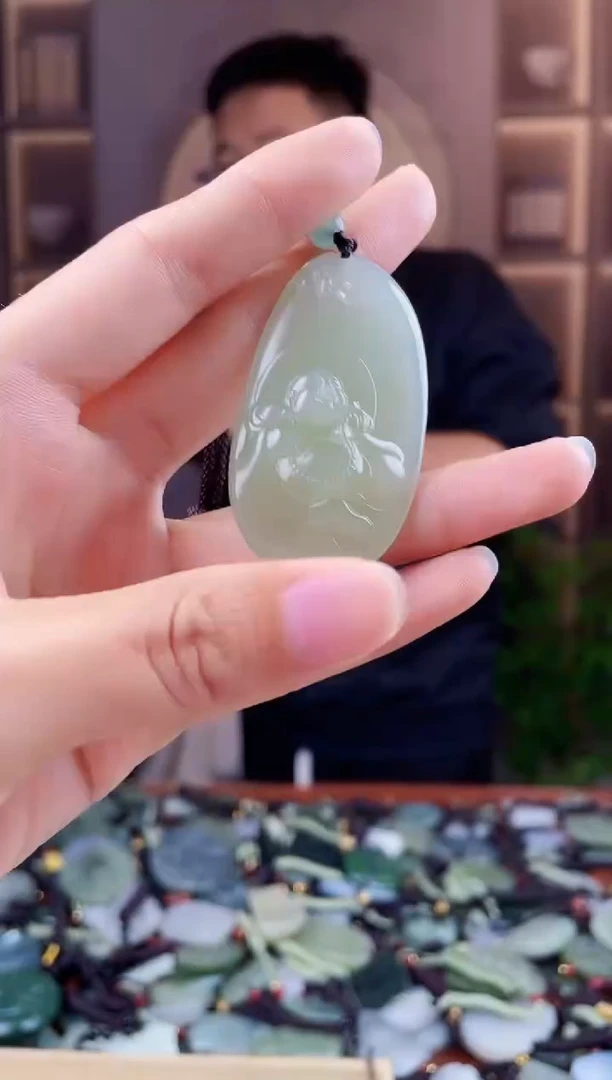 未镶嵌和田玉挂件拍一发一，