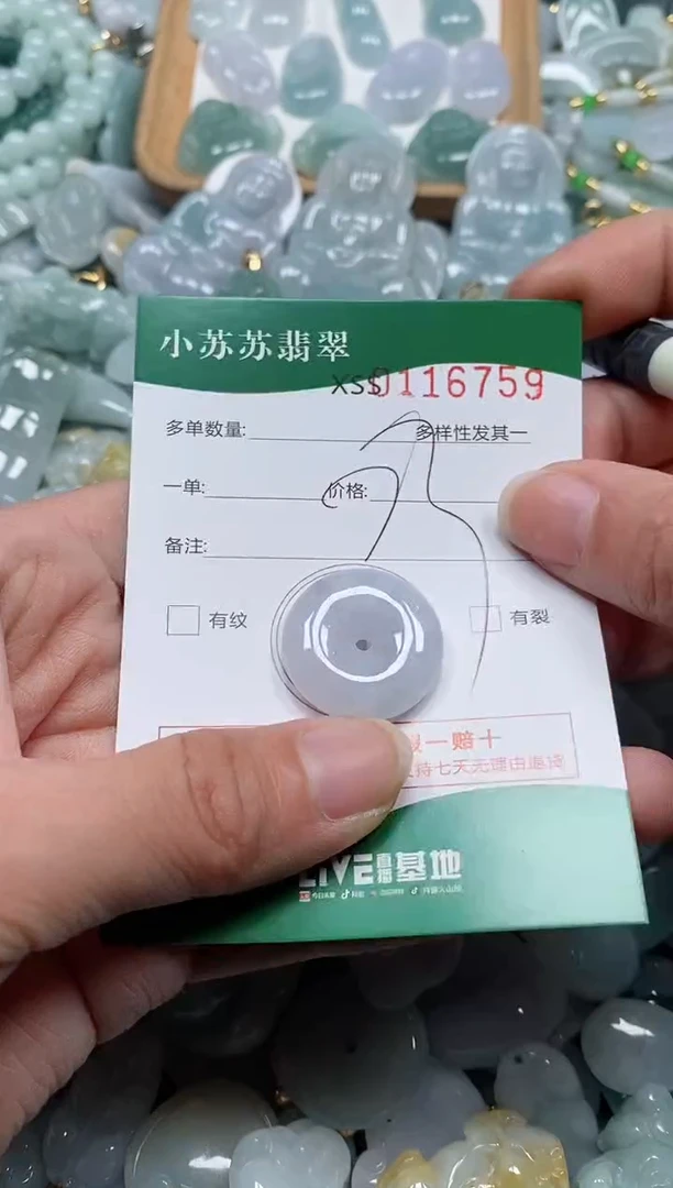 【闪购商品】翡翠颈饰未镶嵌闪购商品0116759