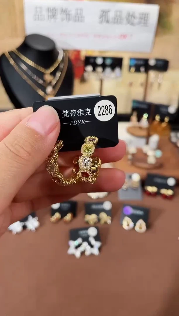 合金925银锆石梵2286