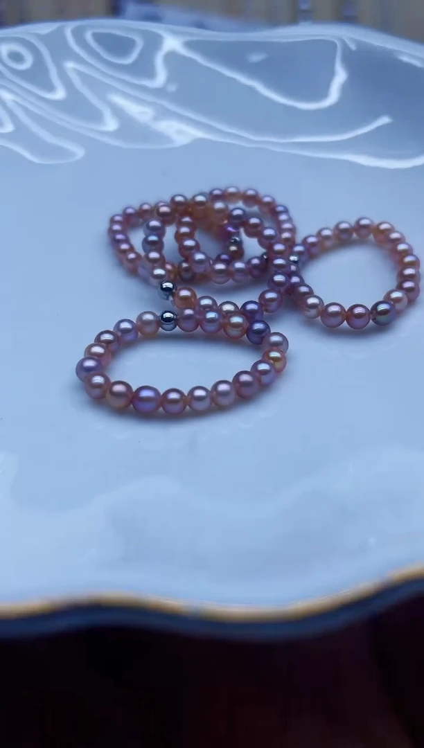 未镶嵌戒指淡水珍珠戒指