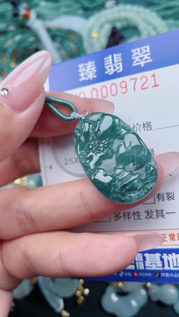 翡翠未镶嵌颈饰.0009721
