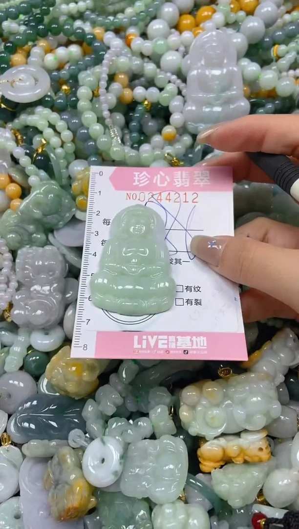 翡翠未镶嵌颈饰闪购0244212