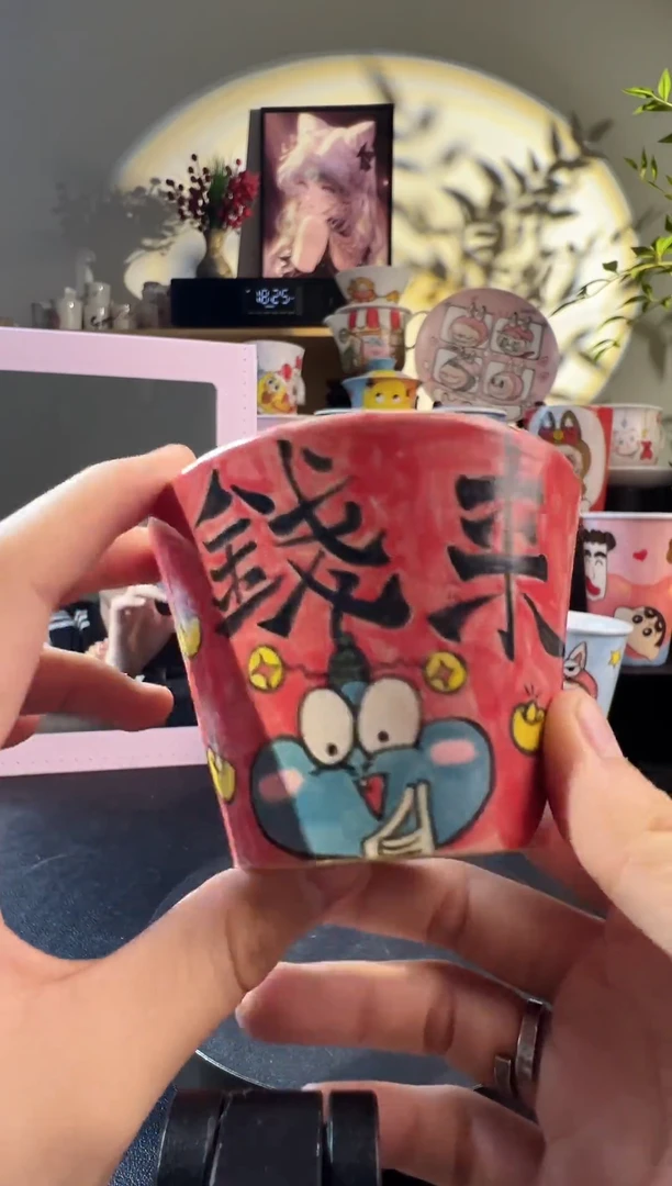 【闪购商品】摆件纯手工手绘陶瓷小杯杯