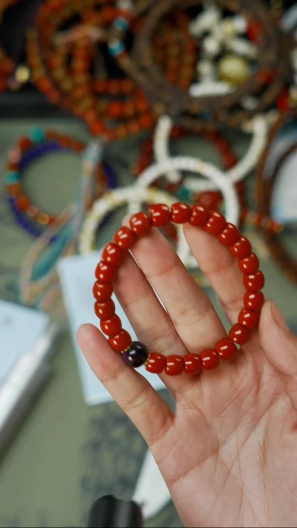 南红玛瑙文玩配饰未镶嵌文玩配饰