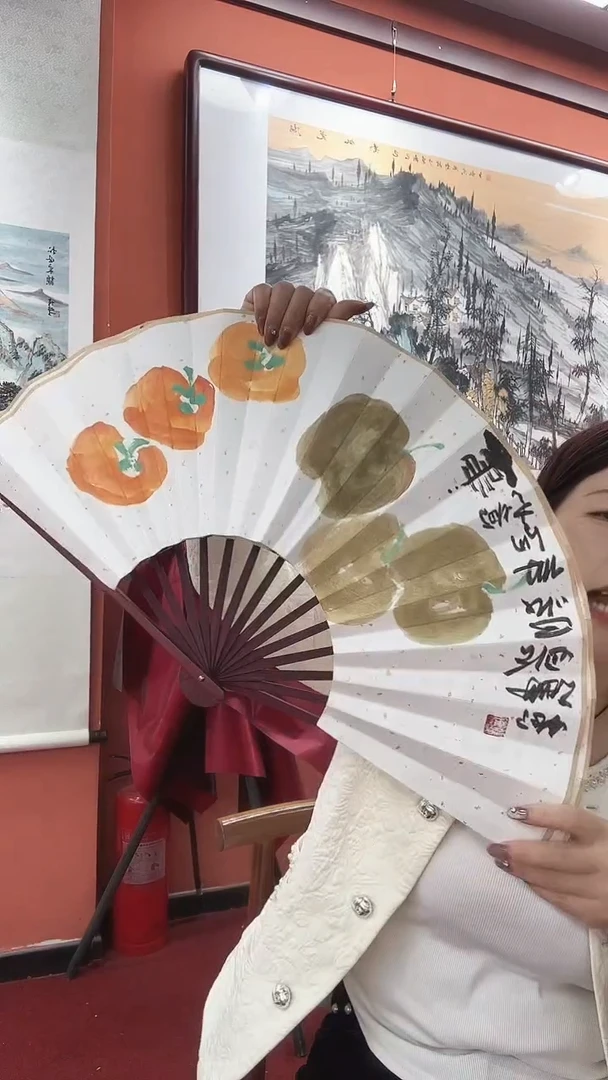 国画刘新/国画/扇面，