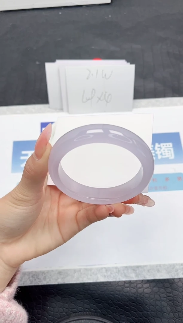【闪购商品】石英质玉手镯未镶嵌K171-60.4