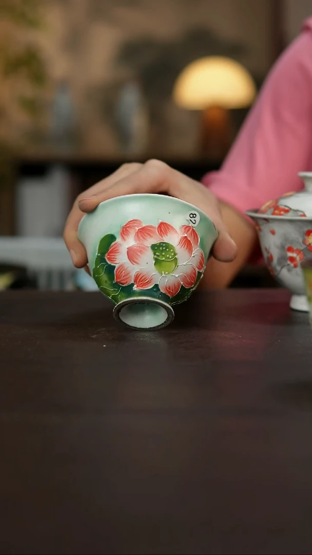 杯景德镇陶瓷杯碗柴烧多人瑕疵