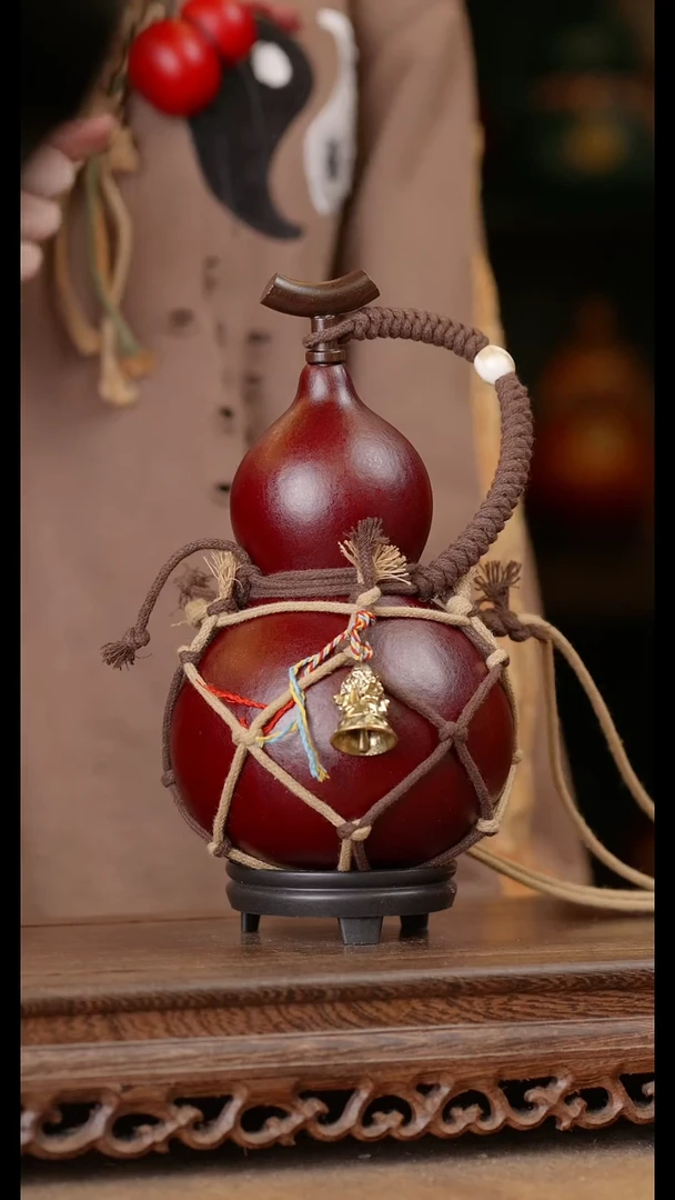 285号精品天然大漆酒葫芦一物一拍~