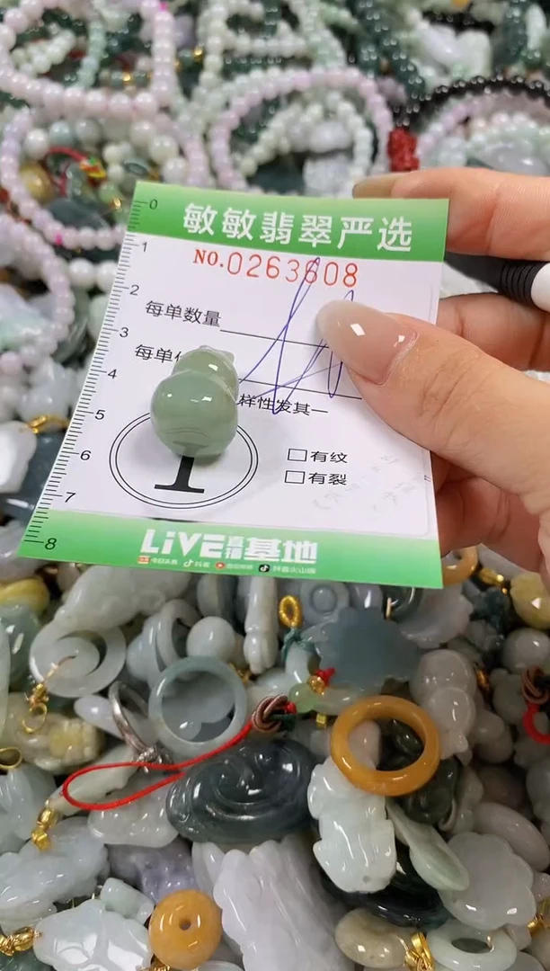 翡翠未镶嵌颈饰闪购0263608多样性发其一