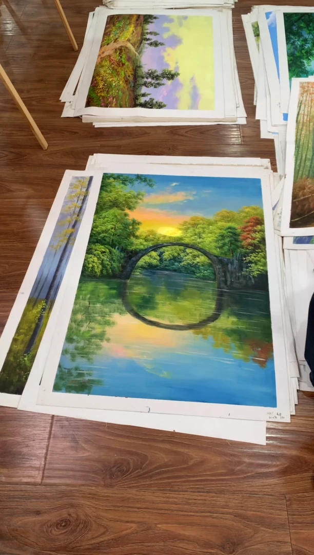 油画【73号】朝鲜原创手绘油画【功勋Ⅰ级画家丨孤品佳作】【顺丰包邮】