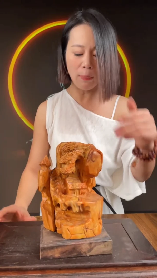 柏木（崖柏）手工摆件,先抢先得! 编号:112