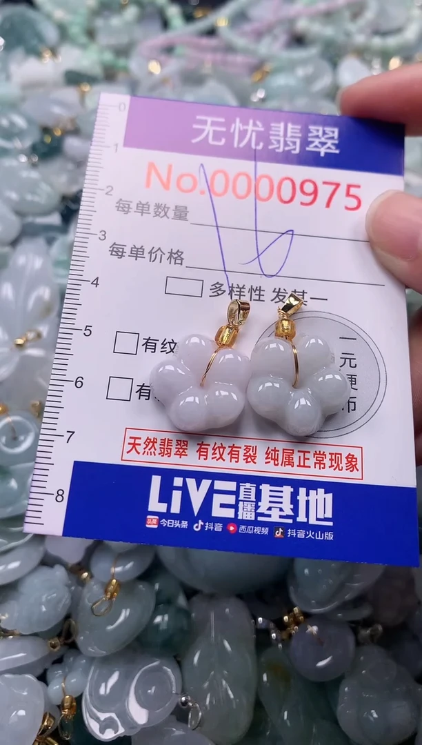 吊坠(不含链)未镶嵌翡翠975