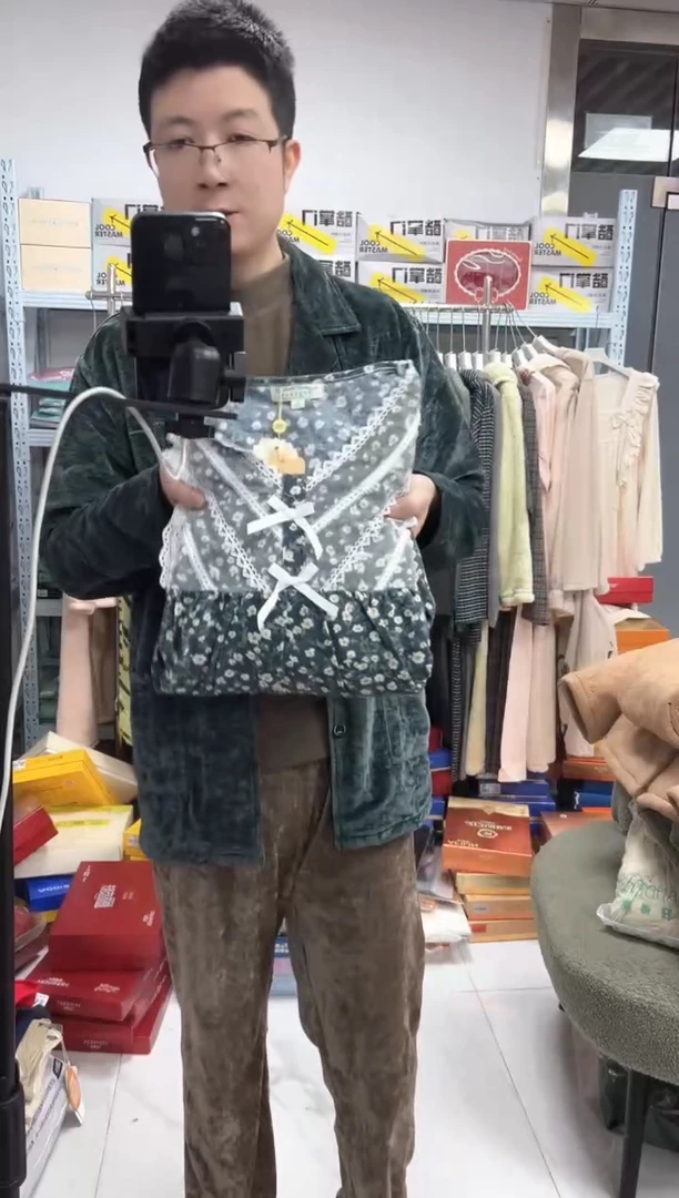 有机棉碎花纯棉卡心兰