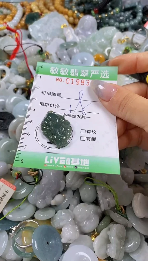 翡翠未镶嵌颈饰闪购0198329