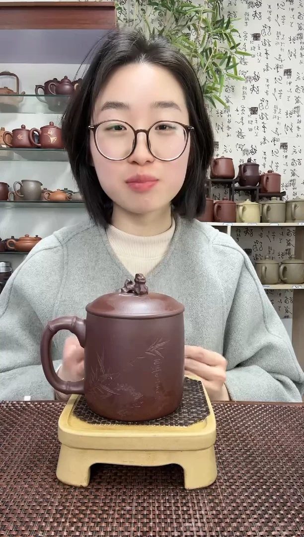 【闪购商品】紫砂茶杯宜兴紫砂石趣微瑕01