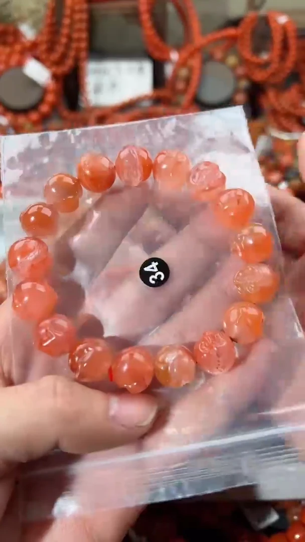 【闪购商品】南红玛瑙手串未镶嵌13