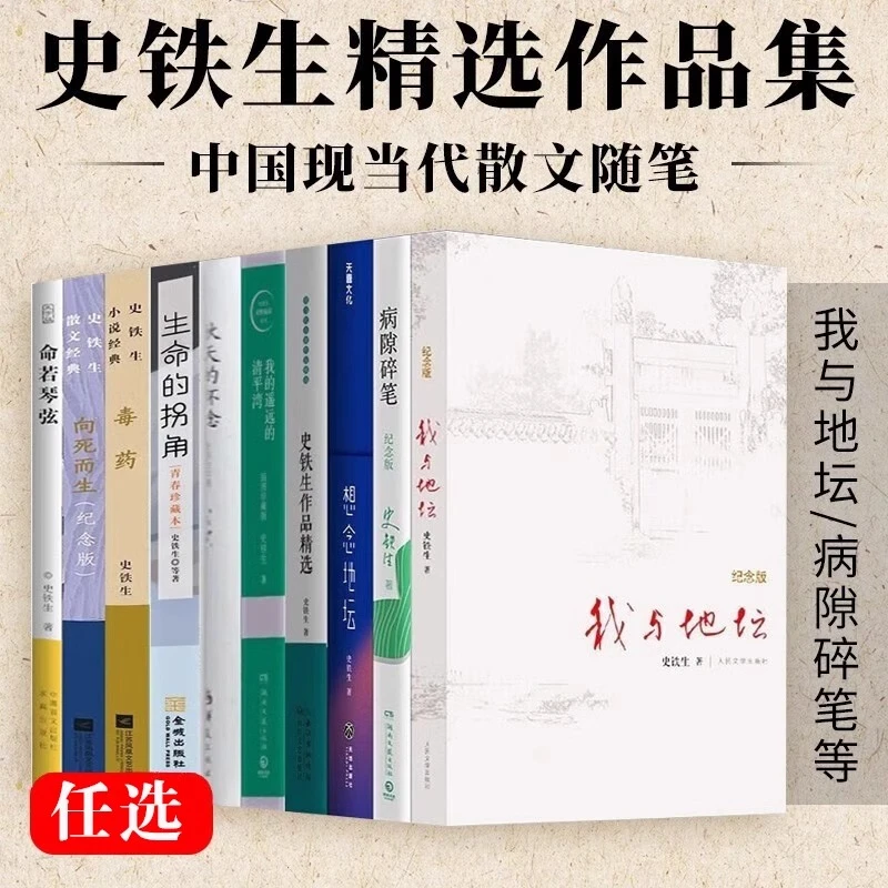 史铁生作品全集我与地坛务虚笔记命若琴弦病隙碎笔向死而生文学书