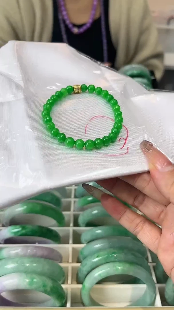【闪购商品】翡翠手链未镶嵌闪44 手串