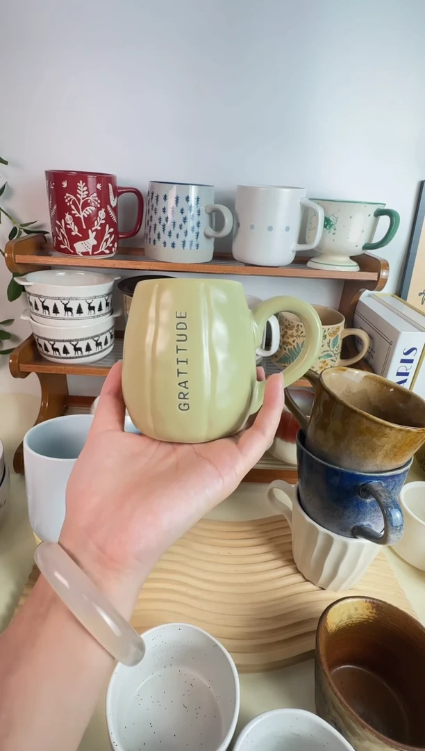 陶瓷无盖款倭瓜杯