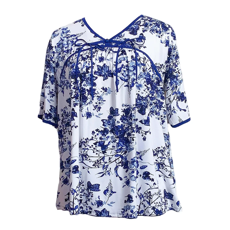 裳娆【艾诺】大码家居长裙