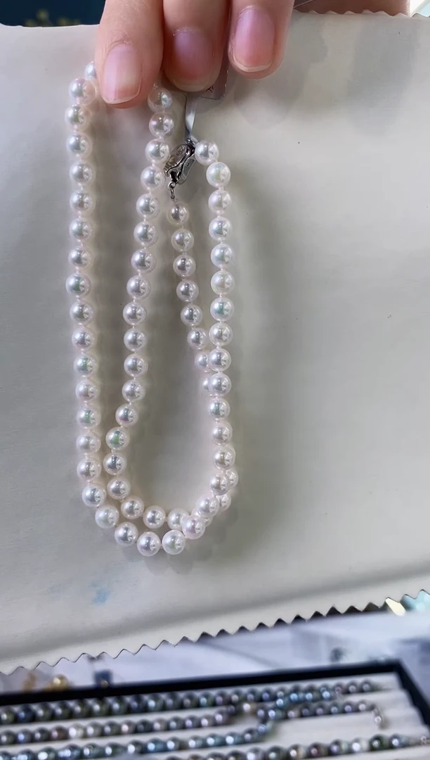 【闪购商品】海水珍珠项链未镶嵌5.5-6Akoya海水珍珠项链