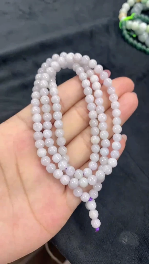 项链未镶嵌翡翠天然翡翠珠链