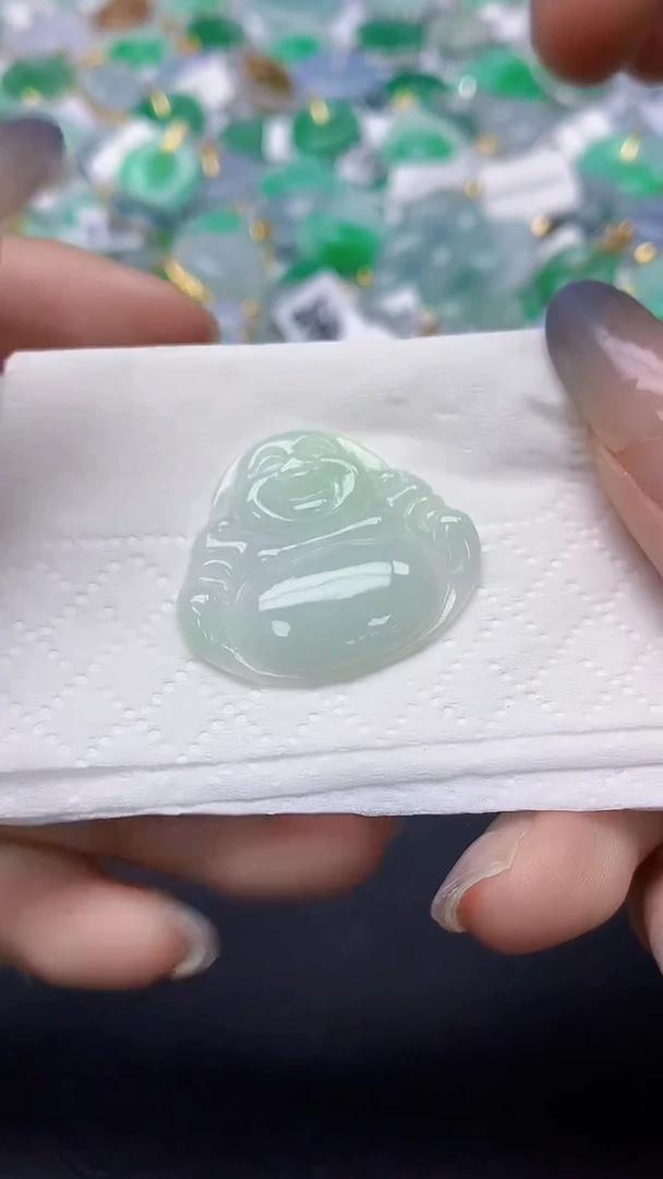 翡翠未镶嵌颈饰天然缅甸a货翡翠