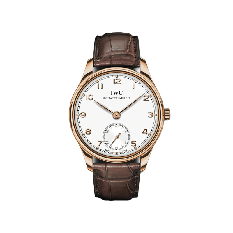 95新 IWC/万国 葡萄牙系列IW545409手动机械男表玫瑰金44mm