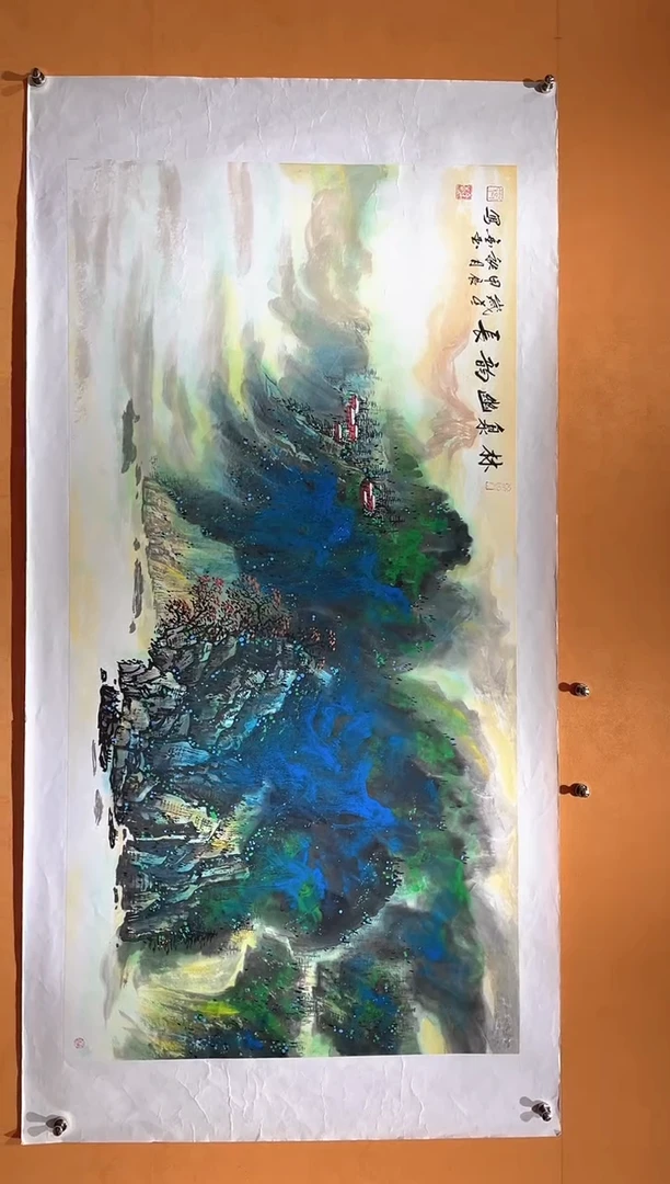 国画刘金玉教授亲笔手绘