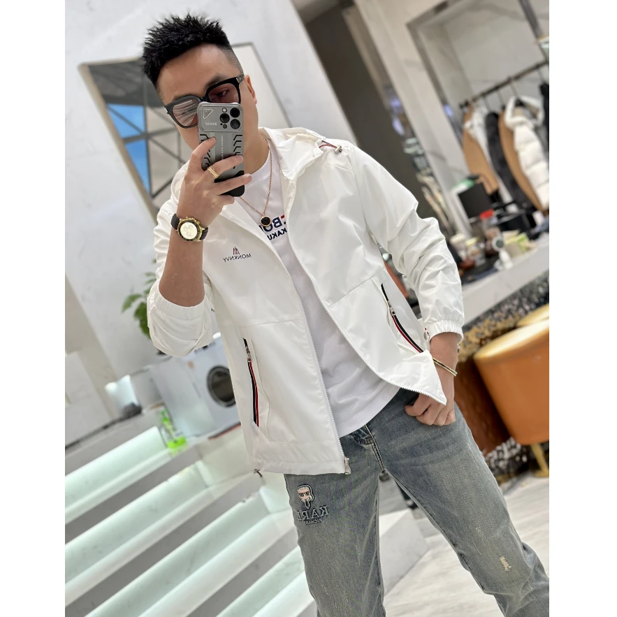 【发现者】2025春季新款轻奢连帽潮流休闲时尚个性夹克外套JF25001