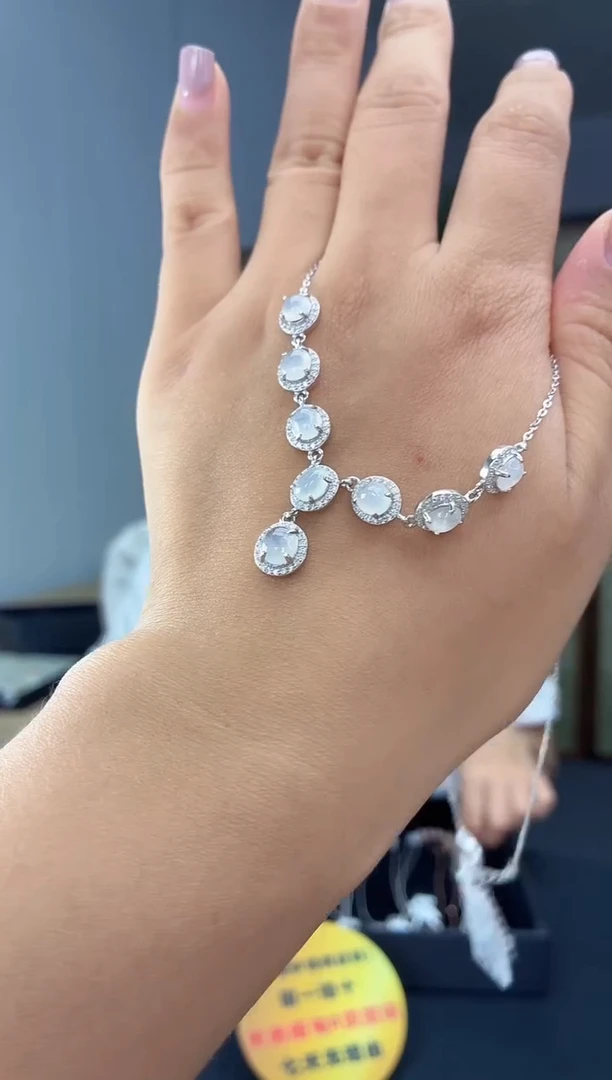 项链银S925镶嵌翡翠1111111111111