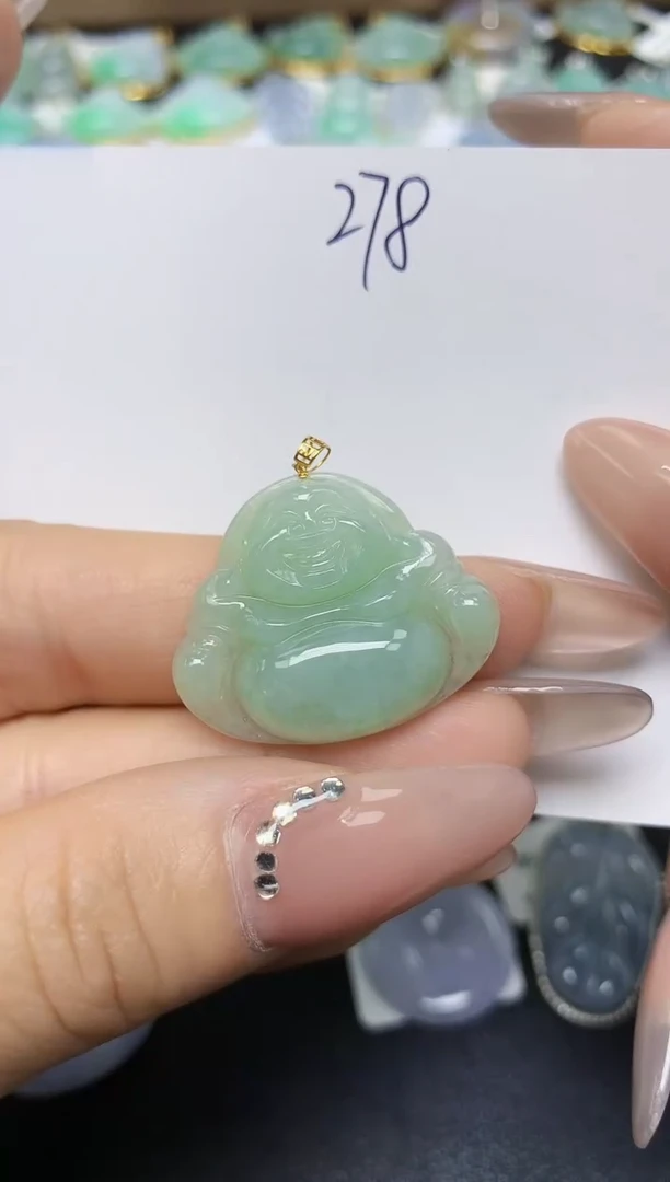 翡翠未镶嵌颈饰天然翡翠A货