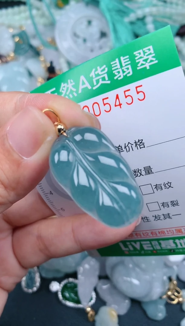 翡翠未镶嵌颈饰.0005455