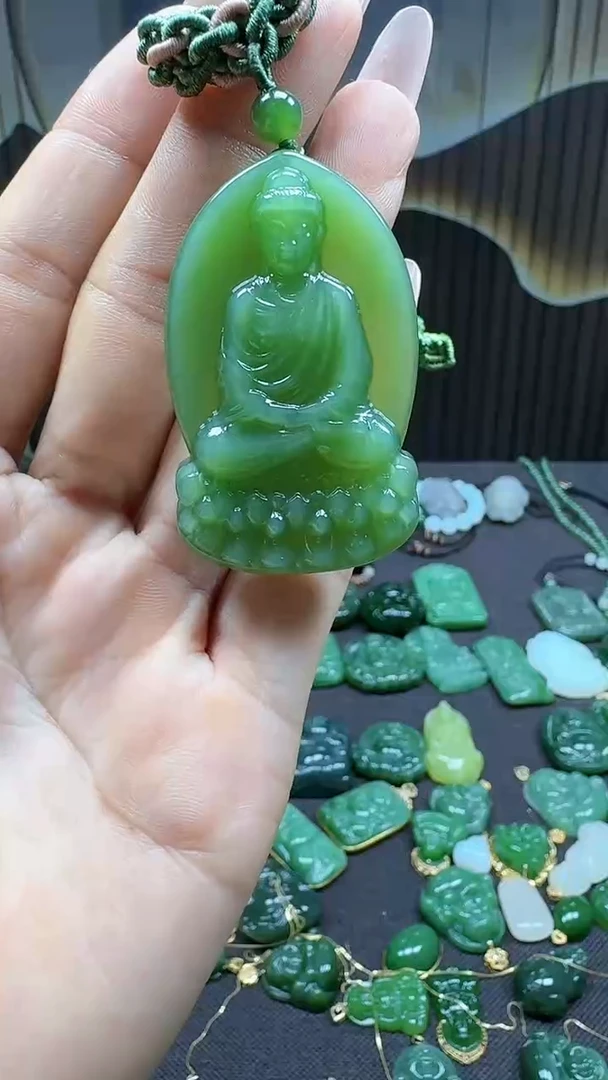 和田玉未镶嵌挂件1