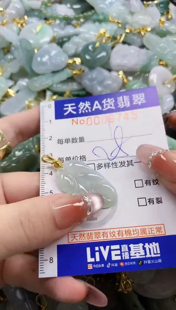 颈饰未镶嵌翡翠天然A货翡翠