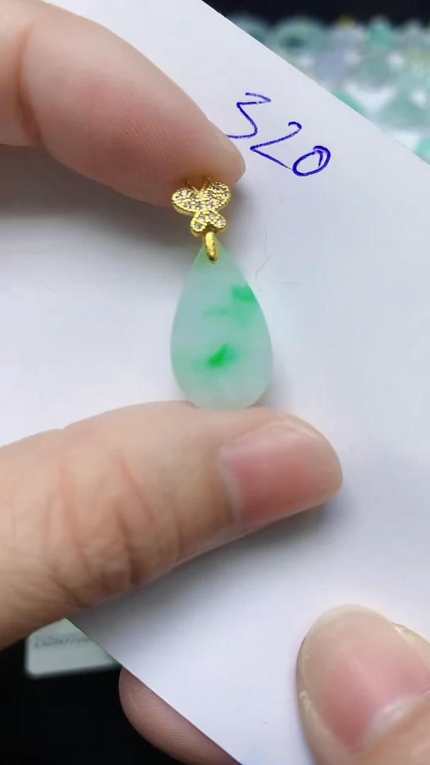 翡翠未镶嵌颈饰天然自然緬甸A貨翡翠