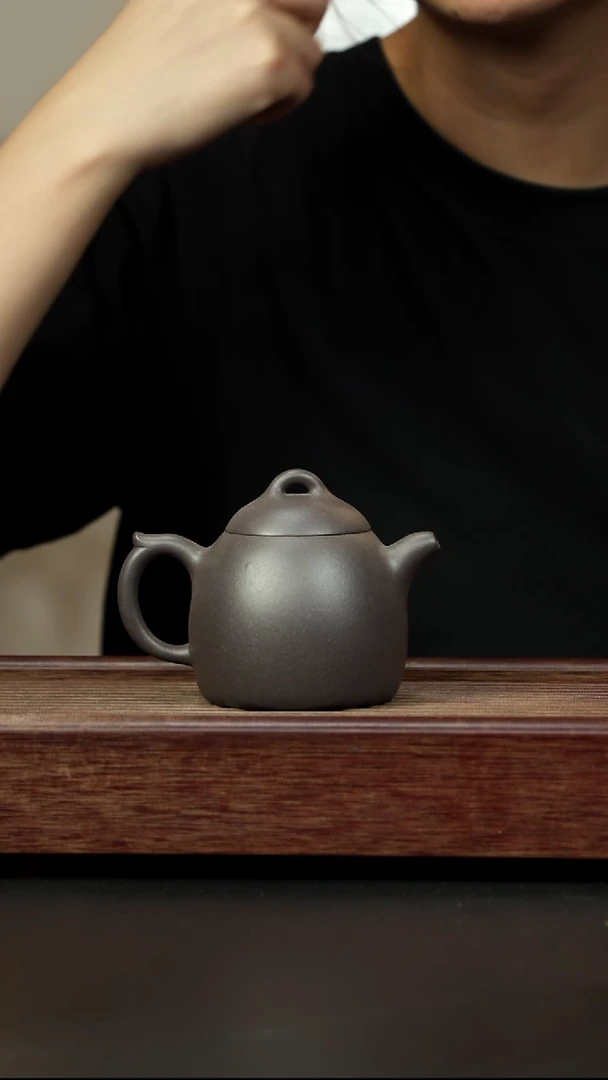 紫砂茶壶天青 大秦权