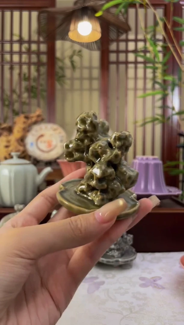 北溪堂-余甘色太湖石线香插