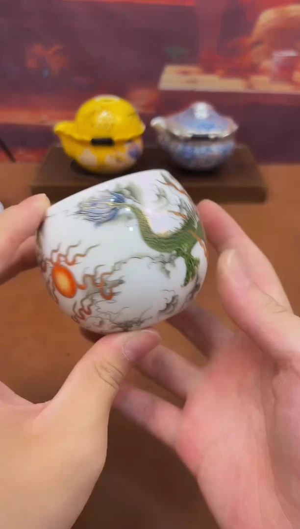 陶瓷茶具摆件旅行套组