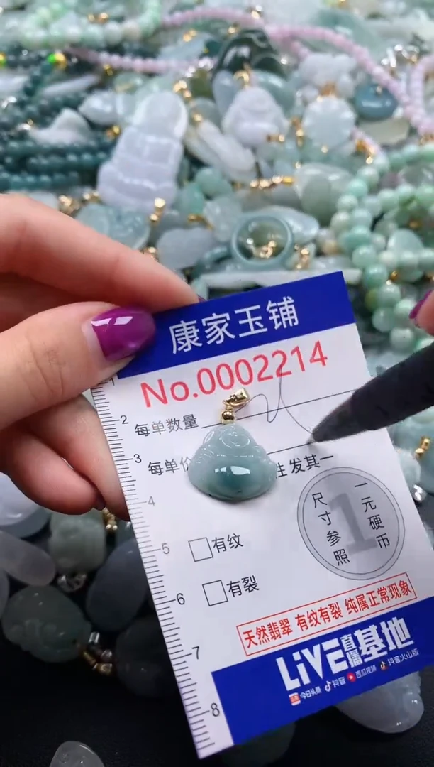 颈饰未镶嵌翡翠2214