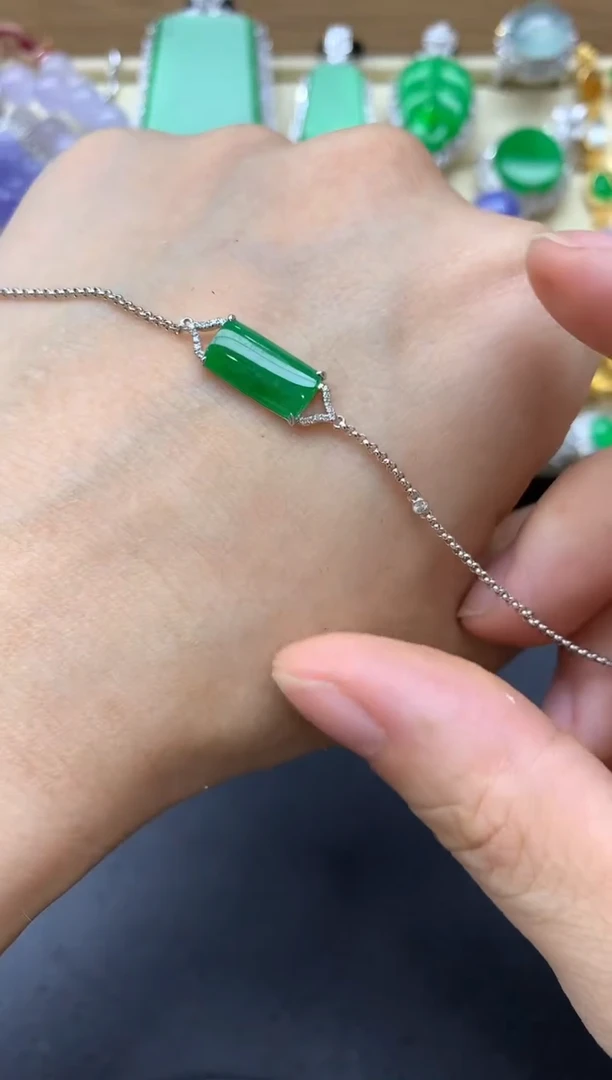 未镶嵌手链翡翠234-中国好珍宝